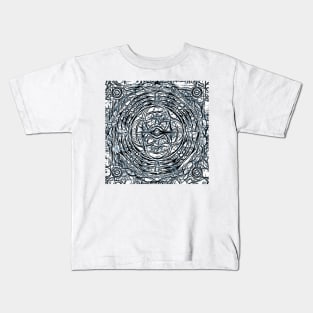 Mandala Blue Kids T-Shirt